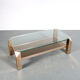 1970s Coffee table by Belgo Chrom, Belgium