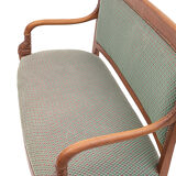 Fabric carved bench, 1930