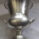 Seau à champagne ancien rafraichissoir métal argenté vintage Médicis