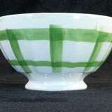 Former bol has facets Digoin green tiles