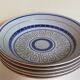 Five vintage MBFA PORNIC ceramic soup plates Daphné service