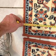 Pair of 2x Wool Ghom Oriental Berber Moroccan Rugs 100x60