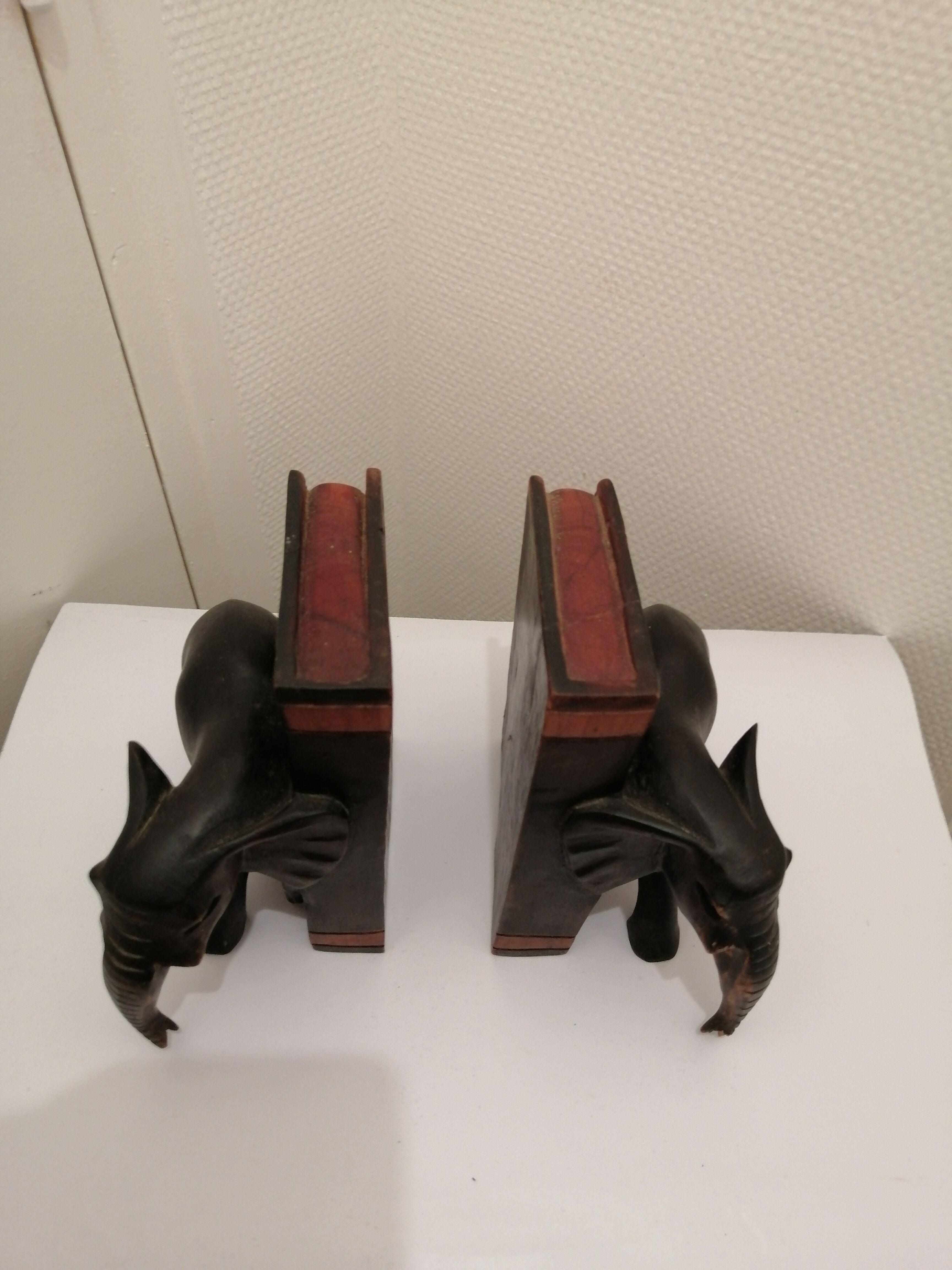 Greenhouse books wooden elephants