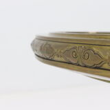 KMD Daalderop Brass and Oak Side Table 1930s