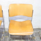 Model 40/4 stacking chairs by David Rowland for Howe, Denmark 1964