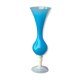 Vase en opaline bleu & blanc