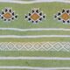 Traditional handmade green corridor carpet 65x200cm