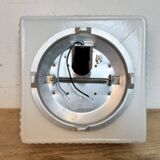 Vintage Wall Or Ceiling Light with Milk Glass, 1970s