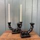 Ceramic twisted candle holder