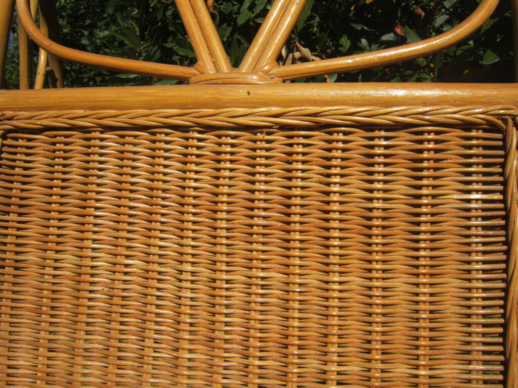 Rattan screen 70-80's