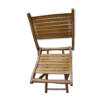 Old folding chair child