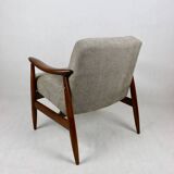 Fauteuil Lounge GFM63 Marron Clair par J. Kedziorek, 1970s