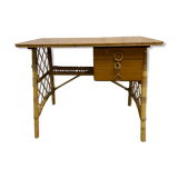 Louis Sognot rattan desk