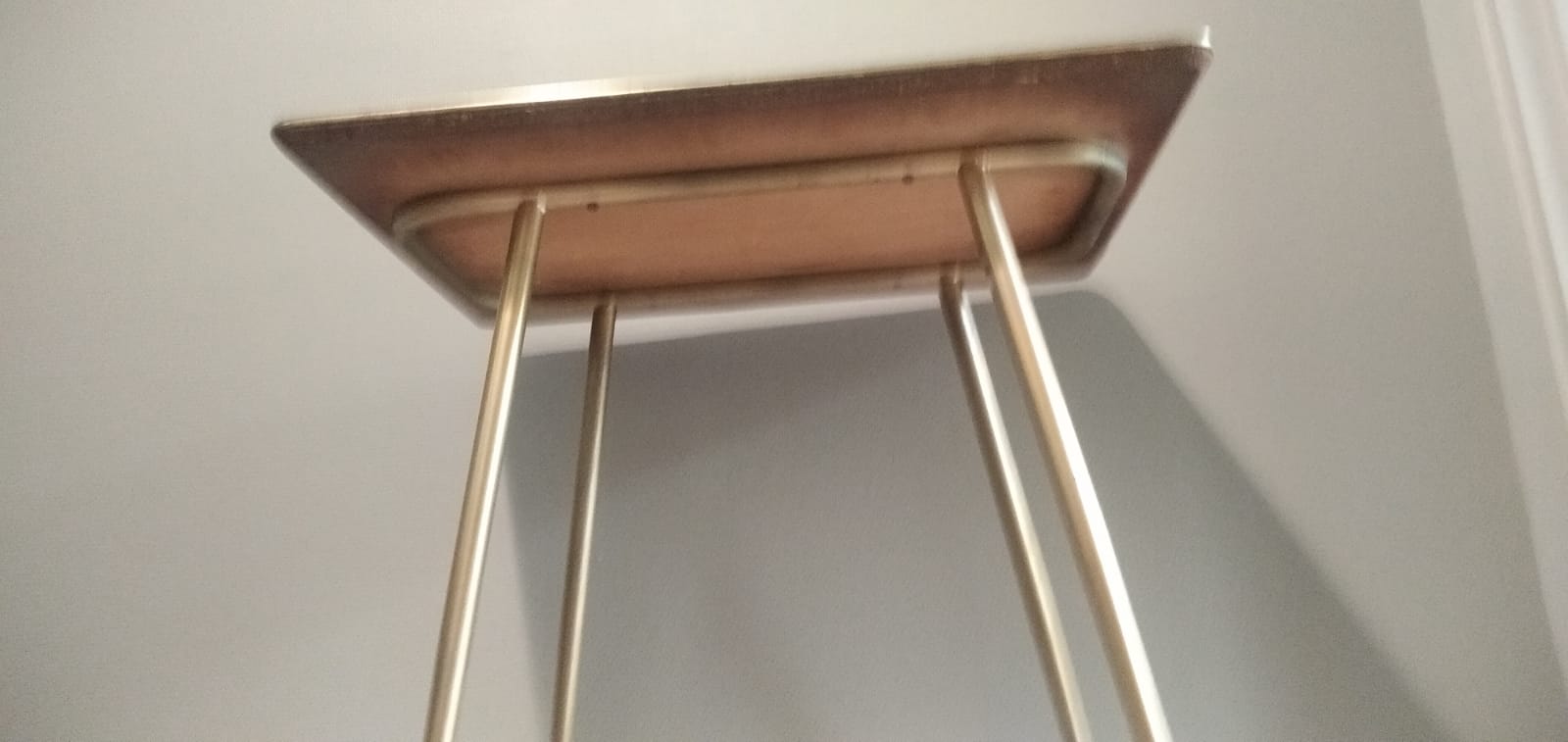 Vintage trolley gilded 1960