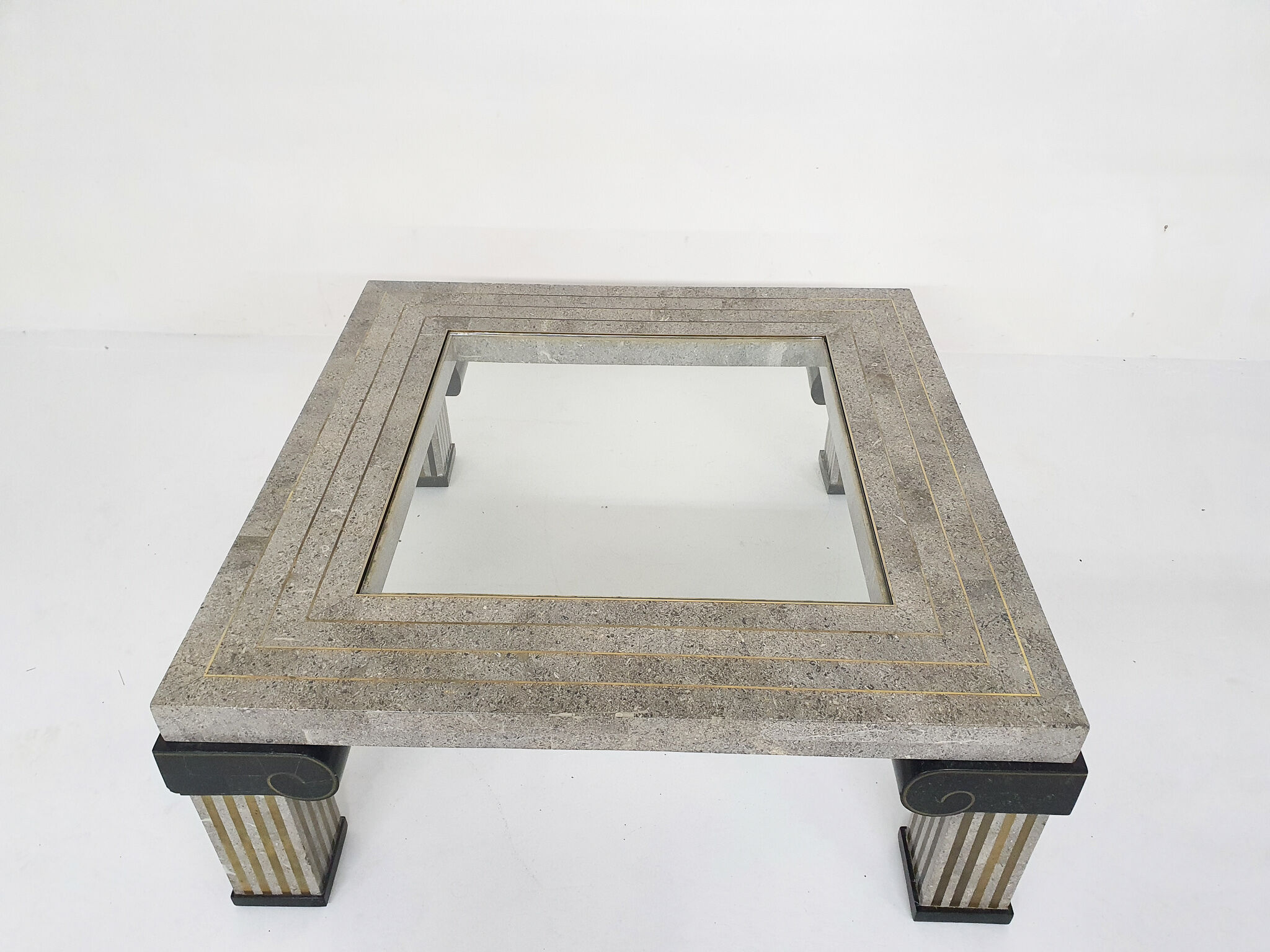 Tesselated coffee table, U.S.A, 1980's