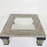 Tesselated coffee table, U.S.A, 1980's