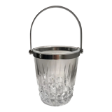 Crystal ice bucket 60s-70s