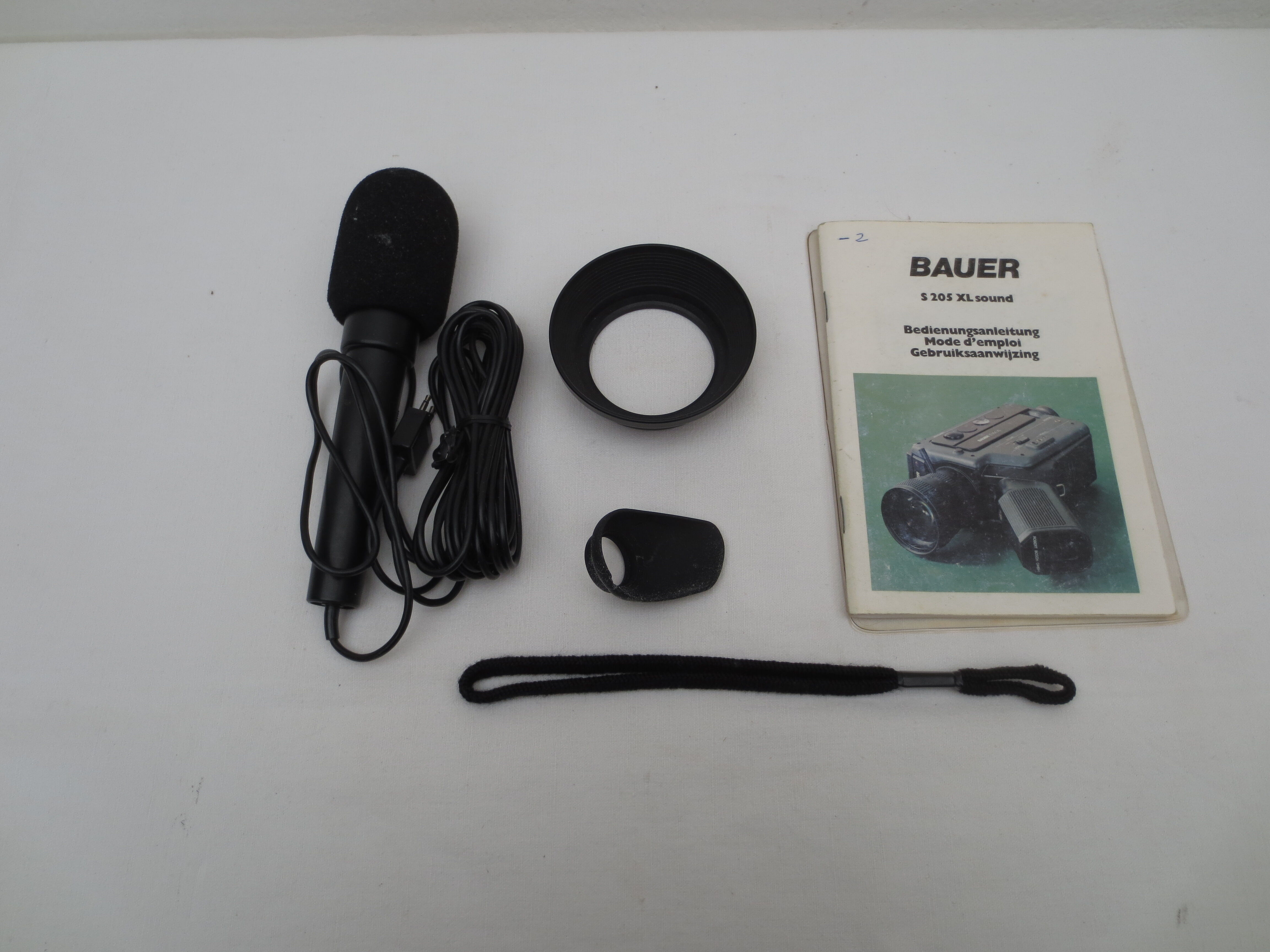 vintage camera super 8 sound brand "bauer"