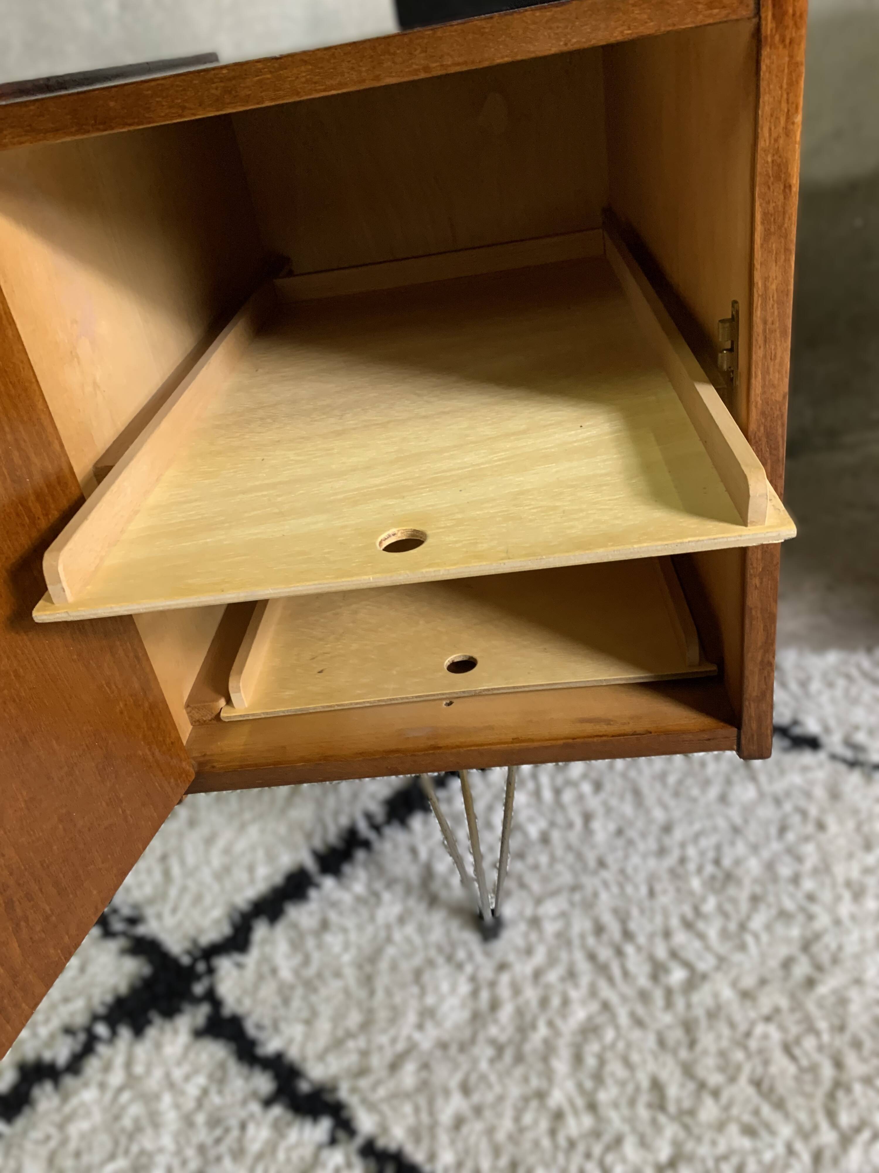 Desk With Hairpin Legs By Tijsseling For Tijsseling Nijkkerk, 1950