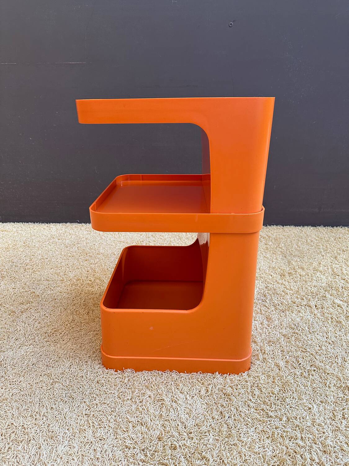 Prisunic Flair model plastic bedside table