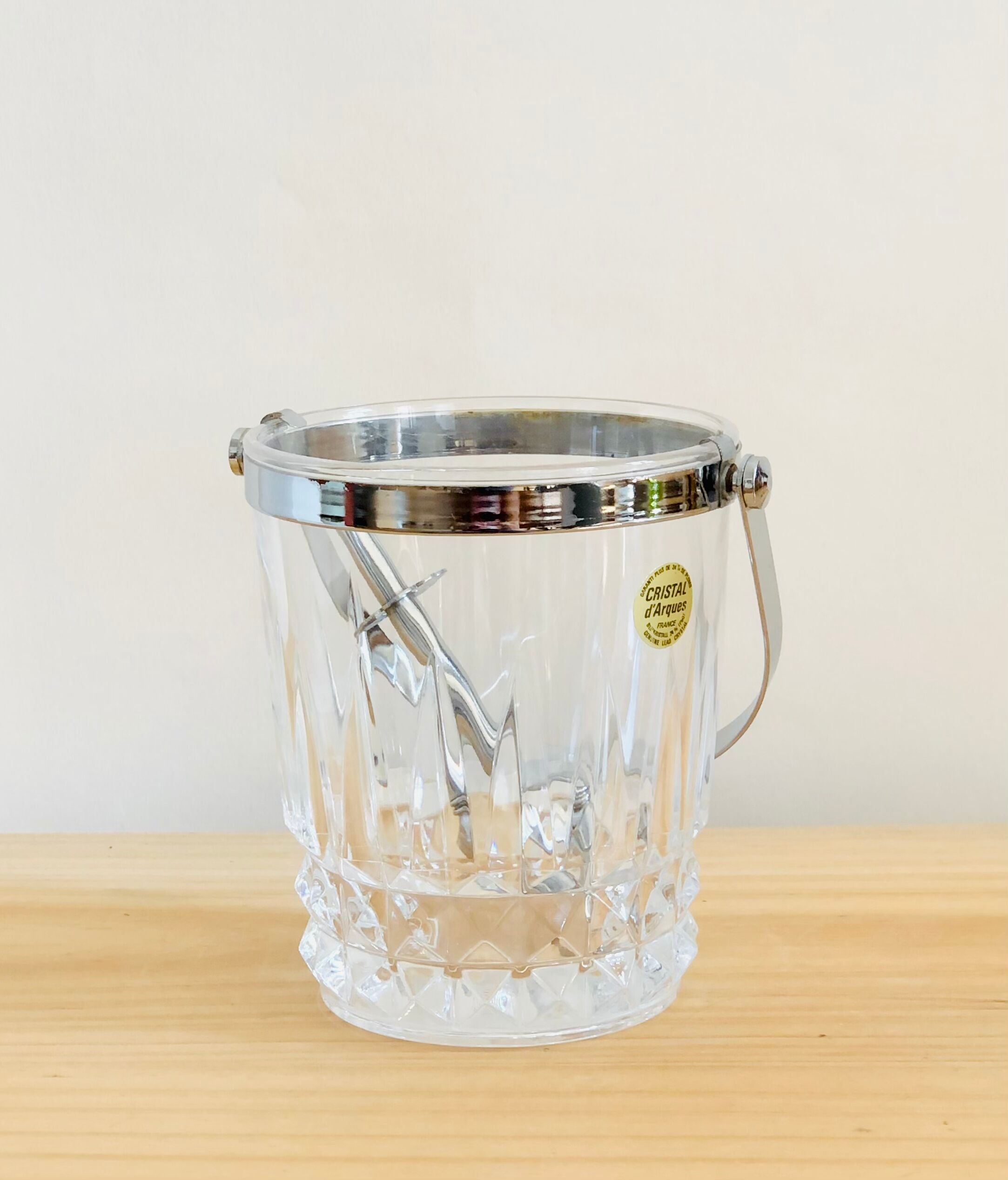 Vintage ice bucket Cristal d'Arques