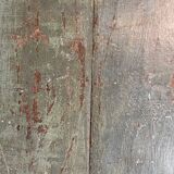 Blue lacquered teak coffee table