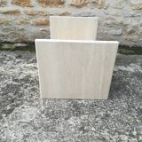 Travertine coffee table