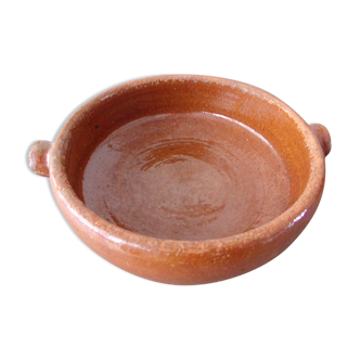 Old dish in glazed terracotta small model