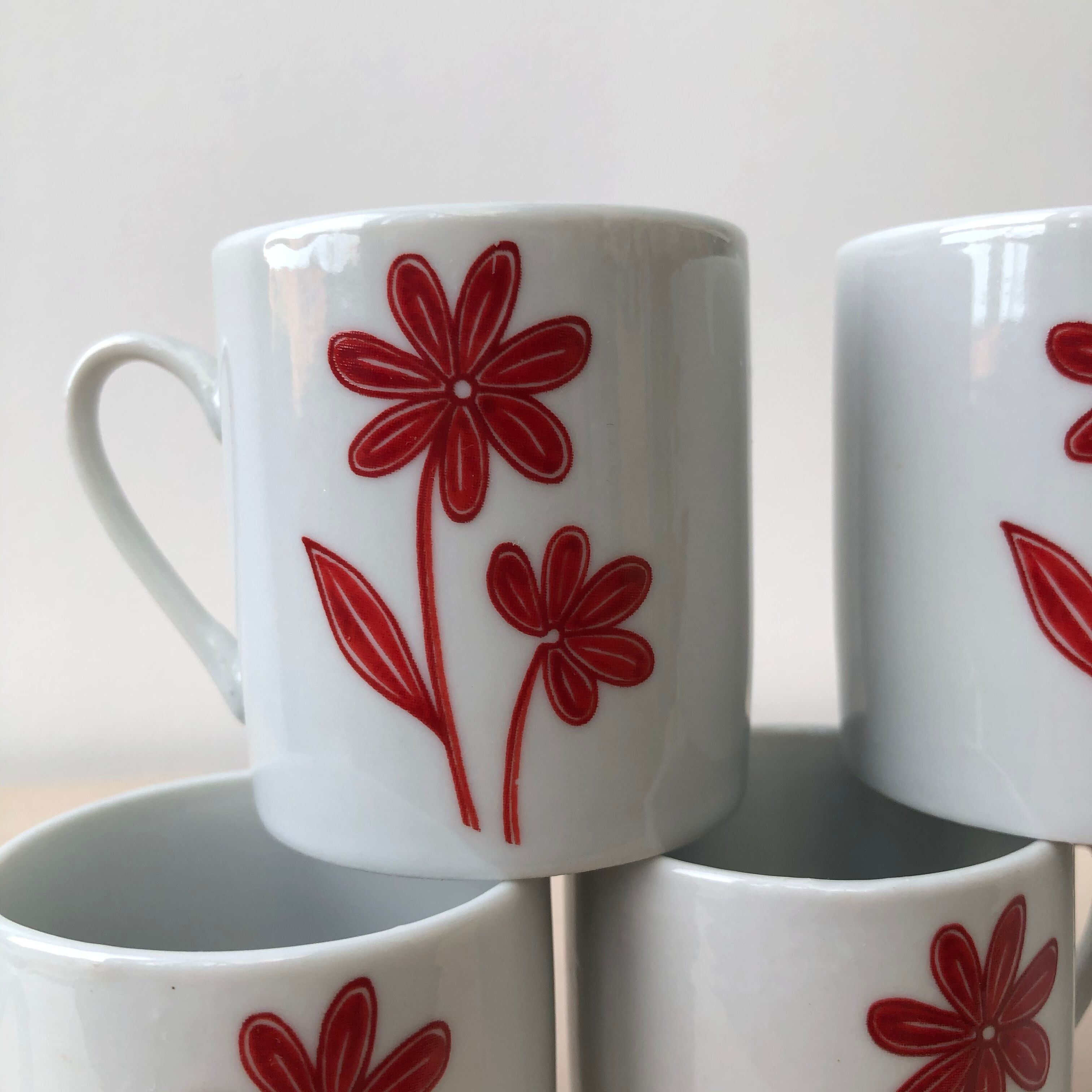 Porcelain coffee cups