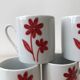 Tasses à café en porcelaine