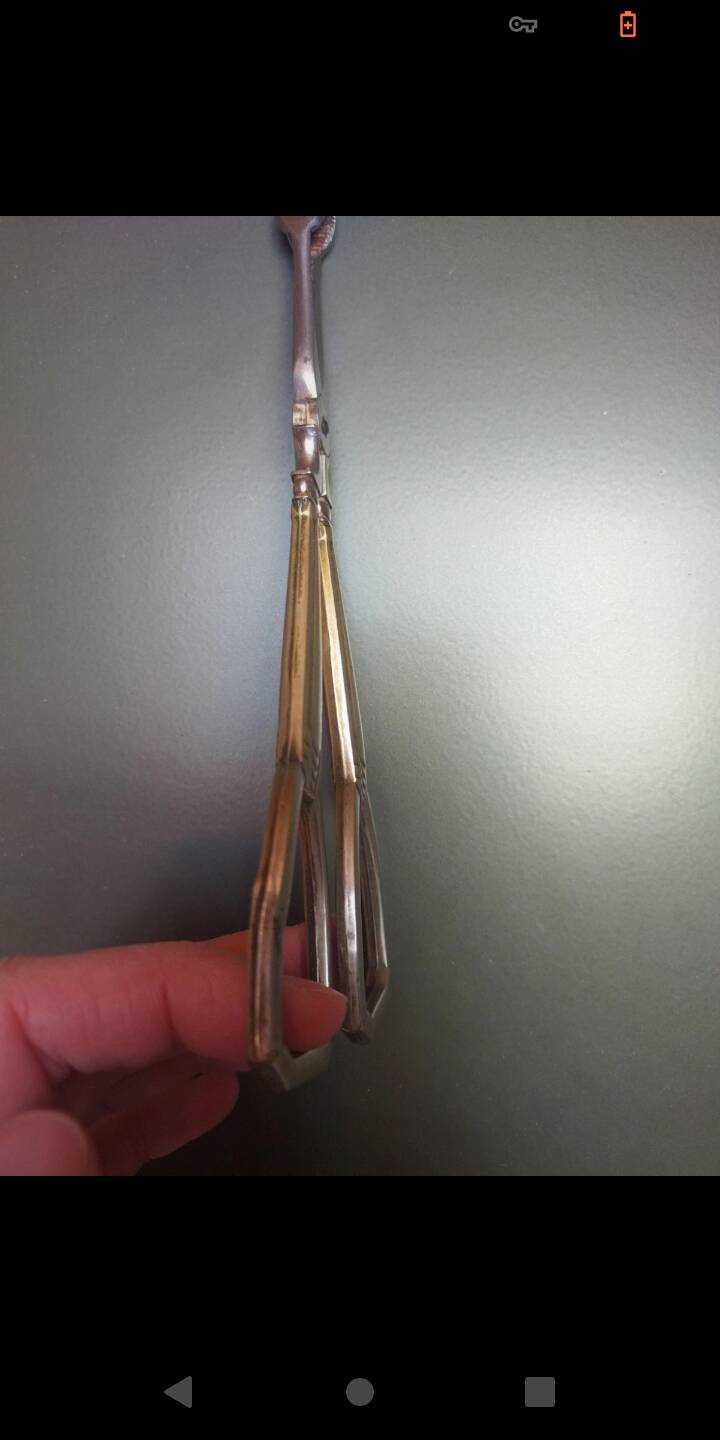 Original Art Deco sugar tongs