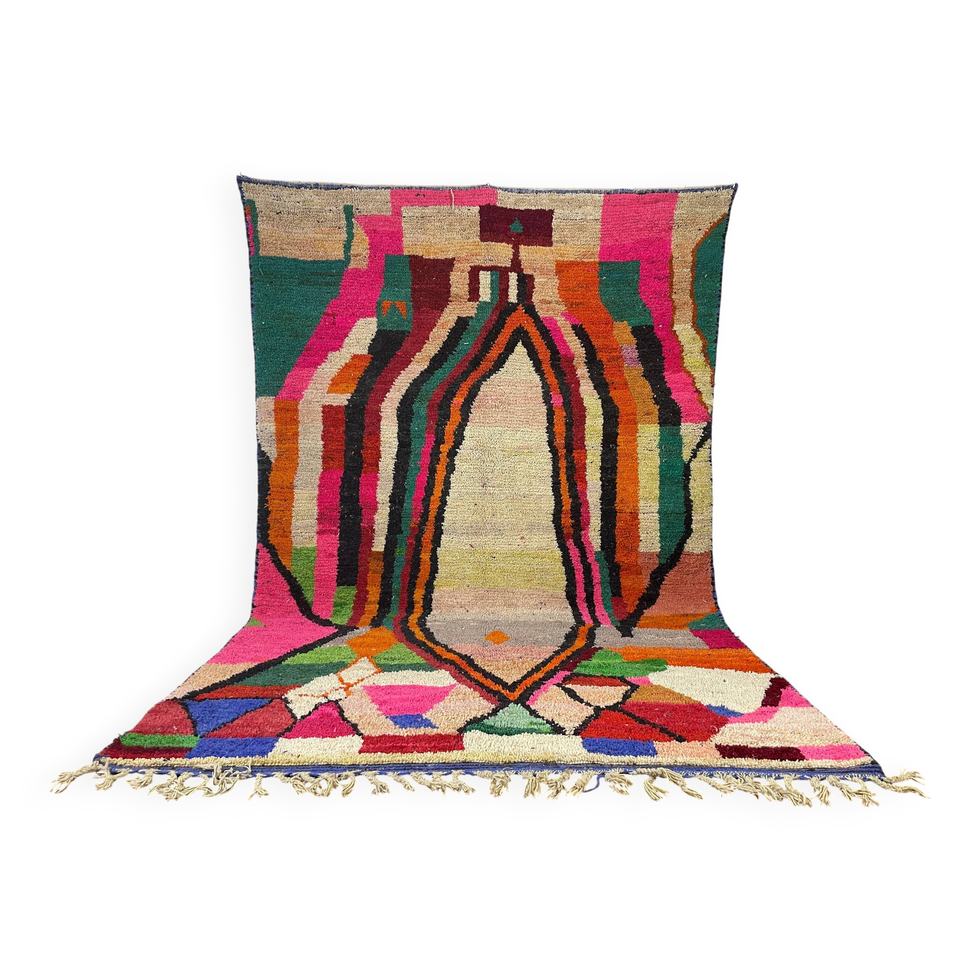 Tapis marocain en laine artisanale 3 x 2 m