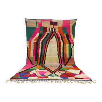 Moroccan handmade wool rug 3 x 2 m
