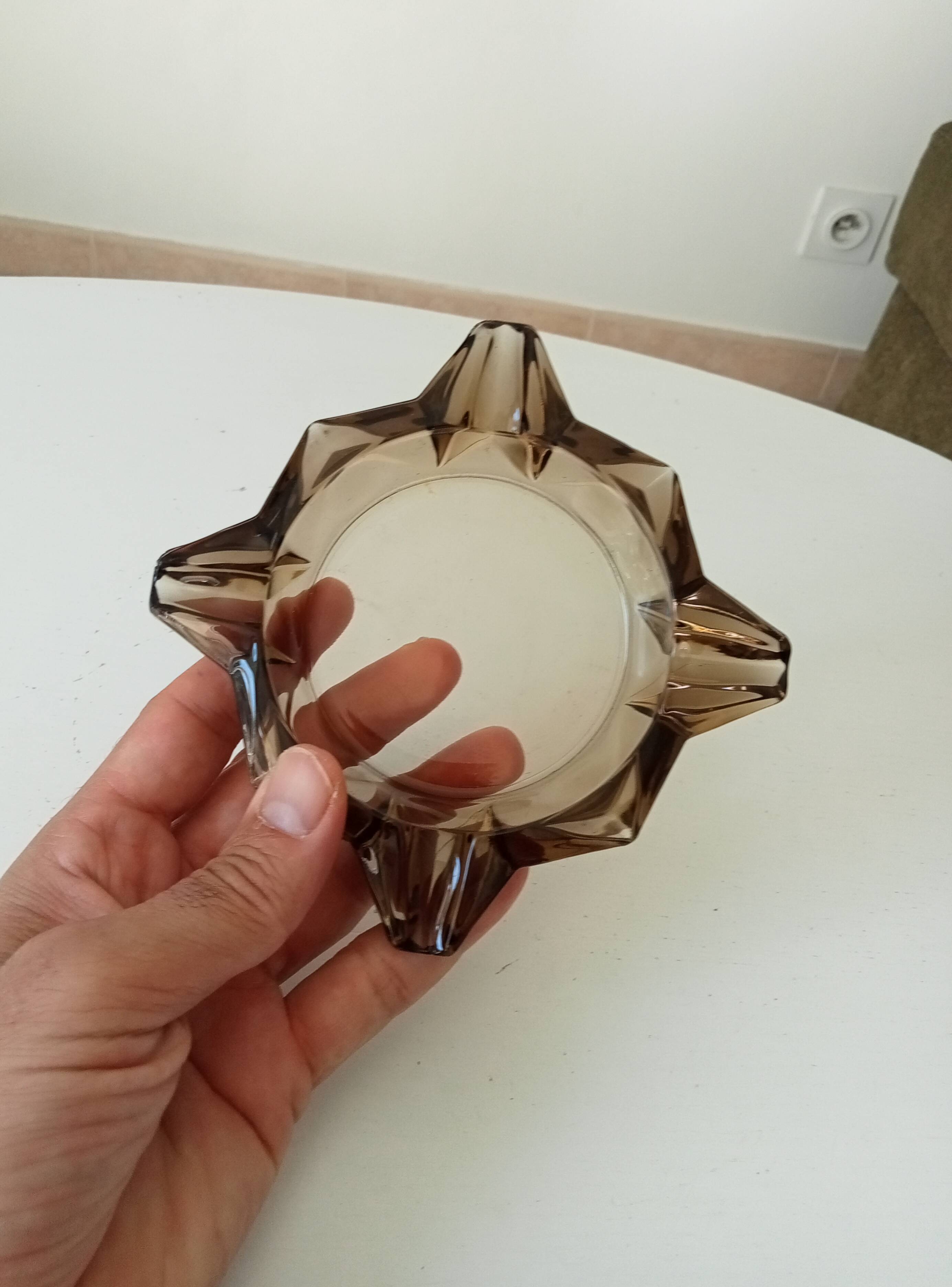 Cendrier Étoile par JG Durand Luminarc années 70