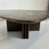 Fossil Stone Coffee Table by Heinz Lilienthal, 1980s