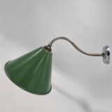 Enameled sheet metal wall light