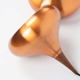 Pair of 2 Danish vintage pendant lamps Orient by Jo Hammerborg Fog og Morup