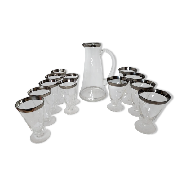 Service de verres avec pichet