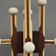 Wooden column coat rack  1965