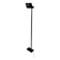 Postmodern Black Italian Floor Lamp by Stilnovo, 1980s