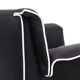 B&B Italia Lauriana black lounge chair, 1970s