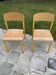 Pair of school chairs