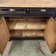 Former Parisian black patina buffet