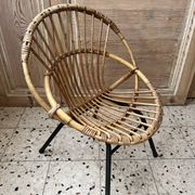 Fauteuil en rotin enfant