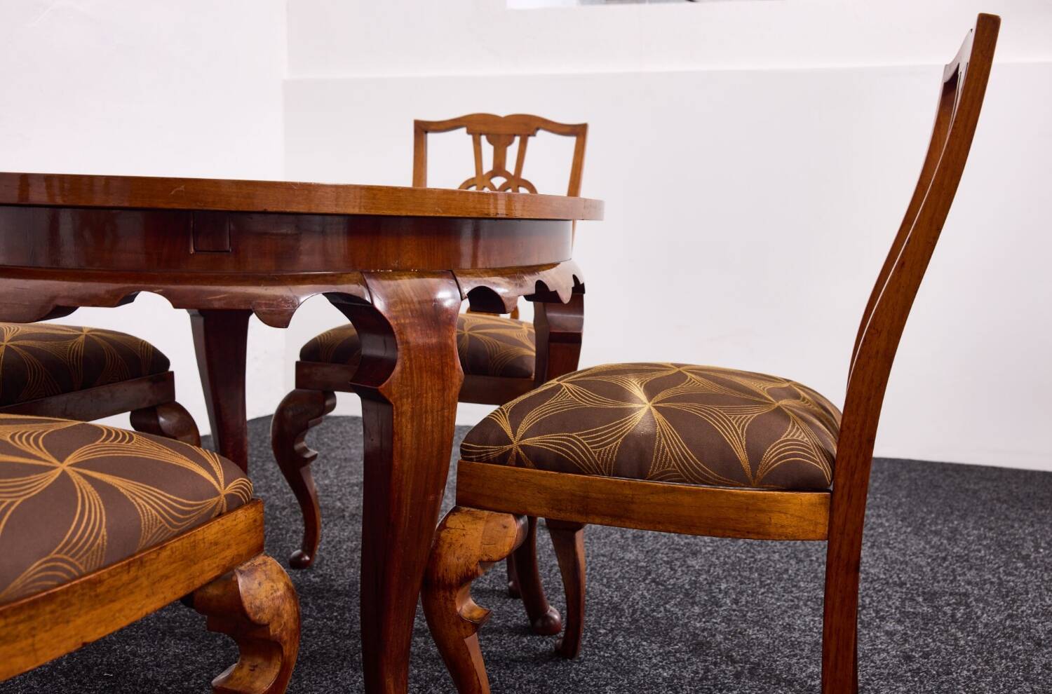 Lajos Kozma, ensemble de 7 pièces baroques Art Déco par Budapest Werkstatten 1920