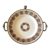 Heated plate. 19th century dish warmer.