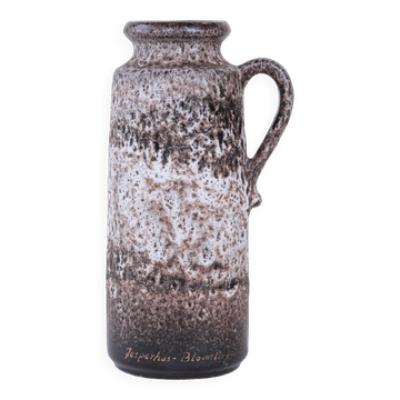 Ceramic vase with a handle, German design, 1960s, made in West Germany