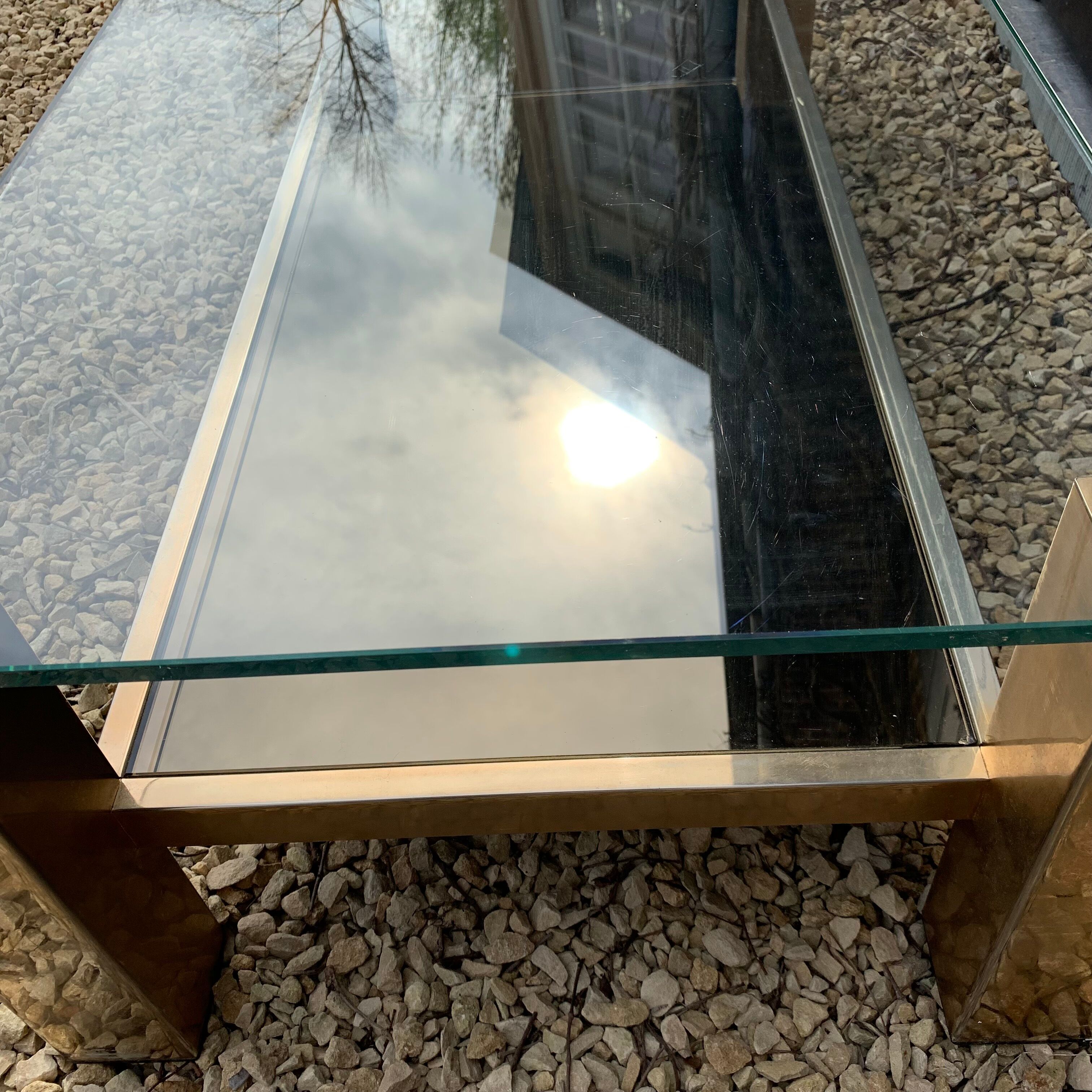 Table basse Belgo Chrome