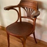 J-J Kohn circa 1900 desk chair stamped and labeled