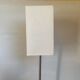 Bellino Italy square wood and metal lamp